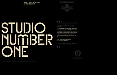 STUDIO NUMBER ONE