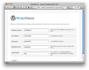 wordpress-install