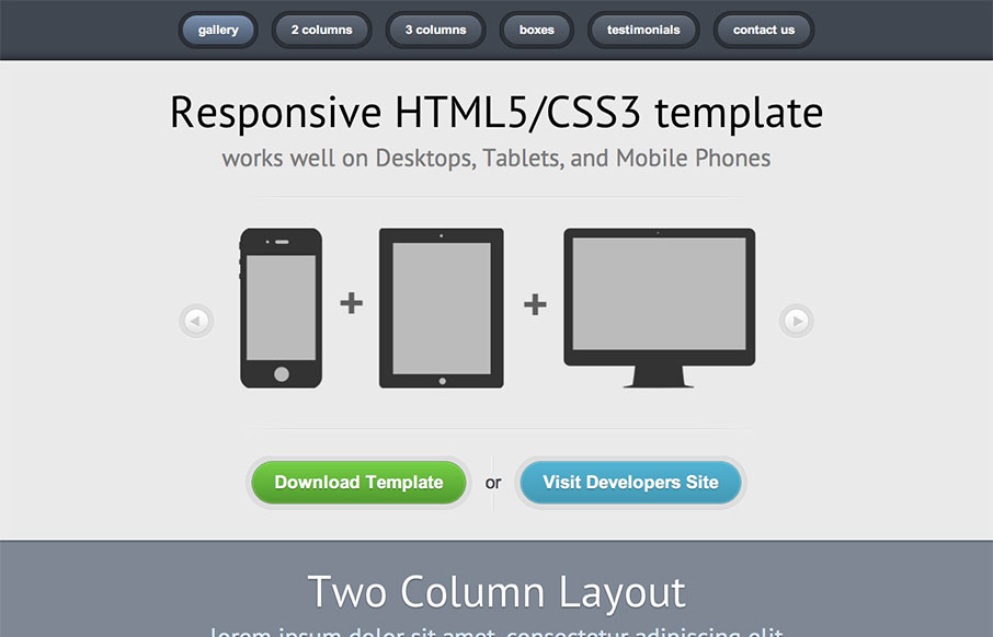 Responsive-HTML5-CSS3-template