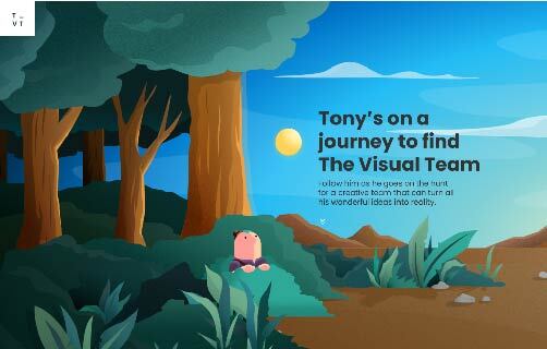 The Visual Team homepage