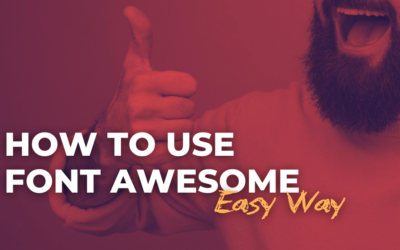 How to use Font Awesome, The Easy Way