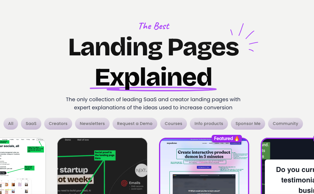 Landing Pages Explained