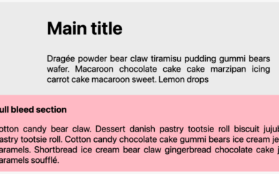 Full-Bleed Layout with Modern CSS