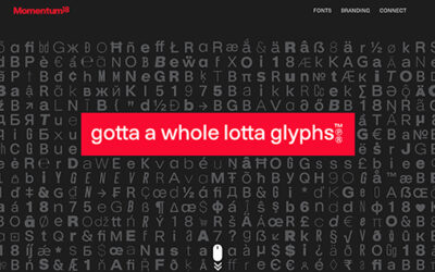 Momentum 18 Font Foundry + Branding Studio