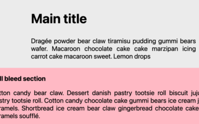 Full-Bleed Layout with Modern CSS