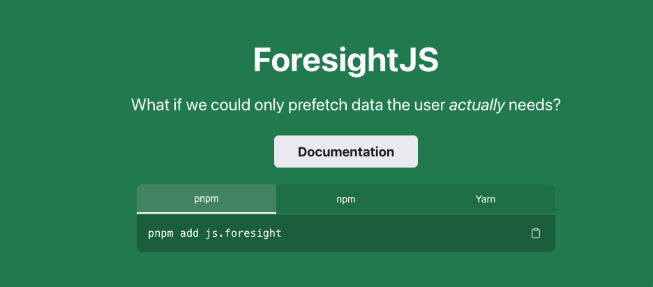ForesightJs