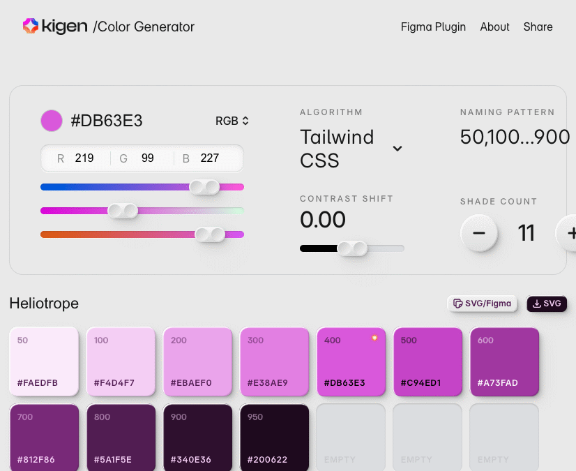 Kigen/Color Generator