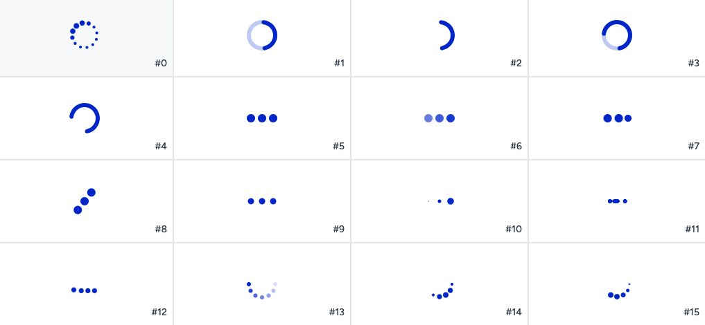 100+ Open Source SVG Spinners