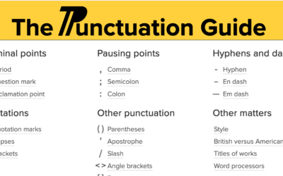 The Punctuation Guide