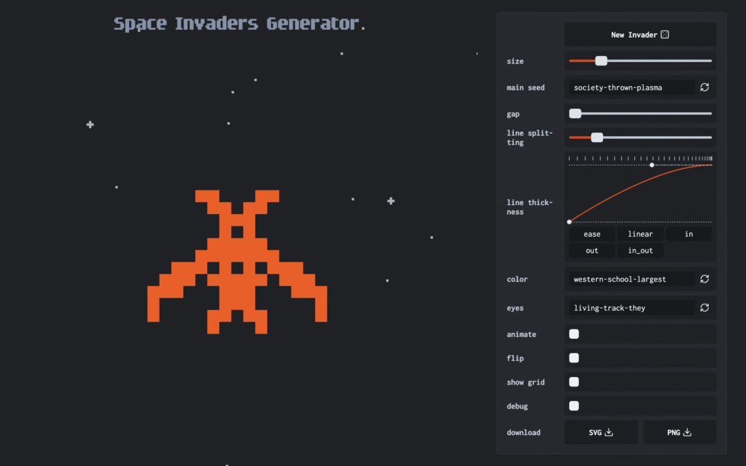 How to draw a Space Invader