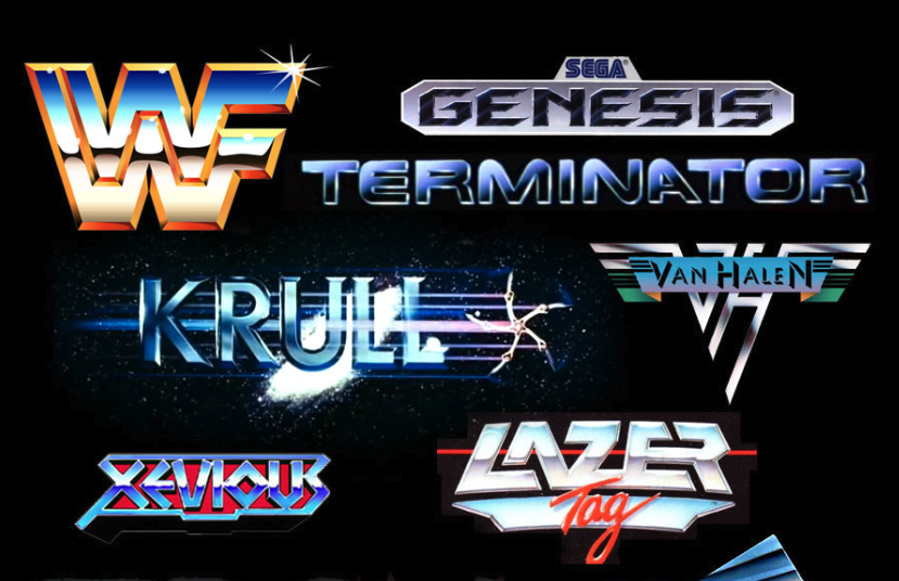 Airbrush art of the 80’s was chrome-tastic!