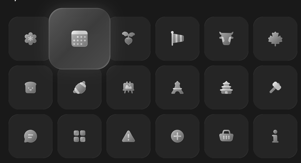 Free Liquid Glass icons
