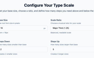 Configure Your Type Scale