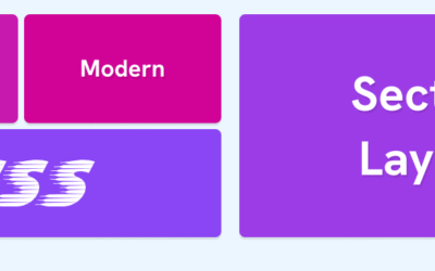 Building a typical section design with modern CSS