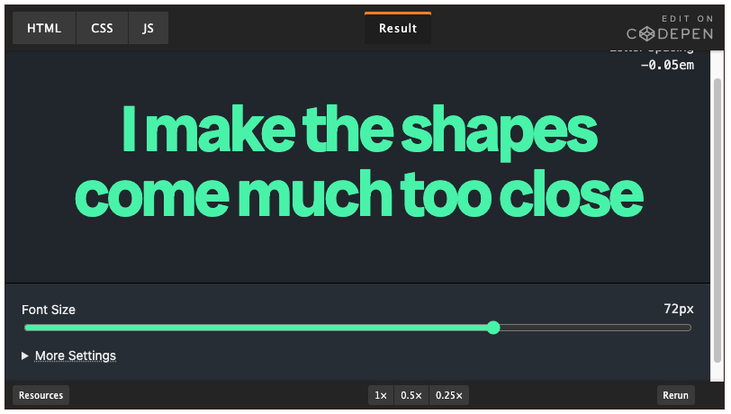 Responsive Letter Spacing