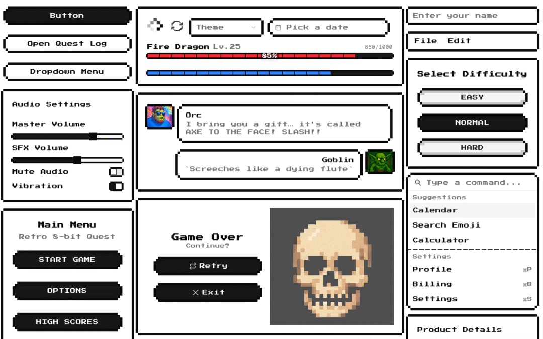 Build your retro component library