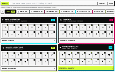 Symbols Font Generator