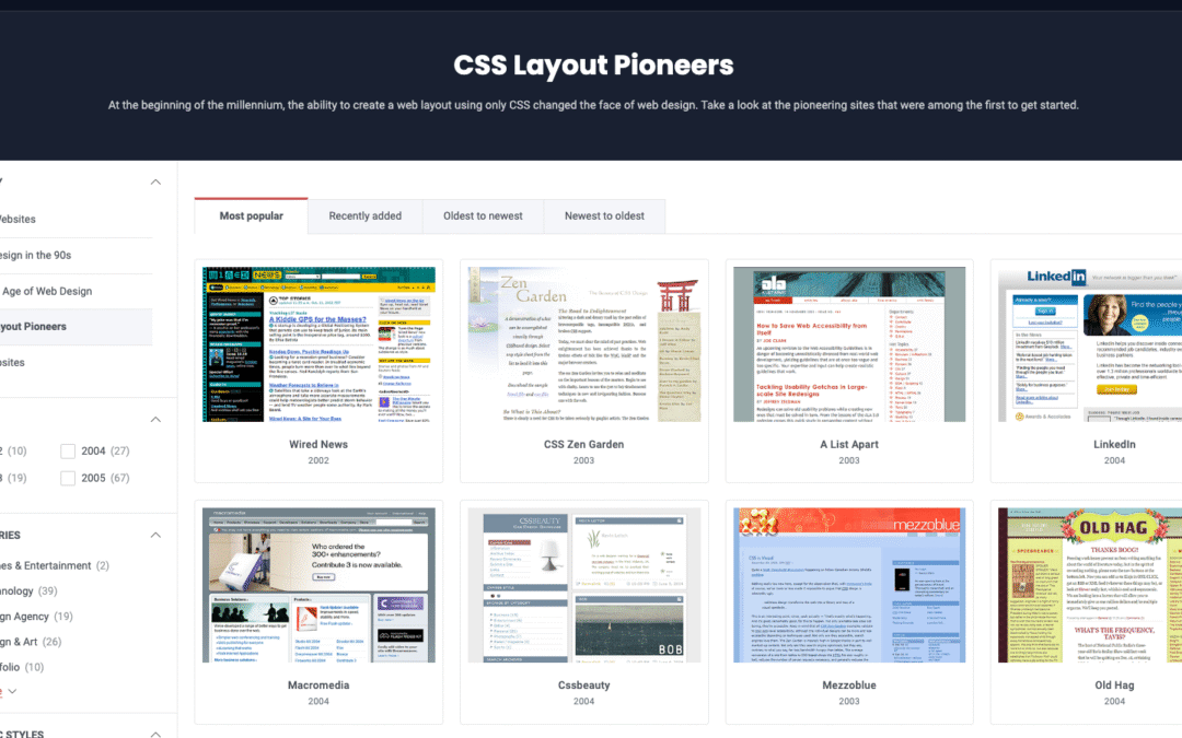 CSS Layout Pioneers
