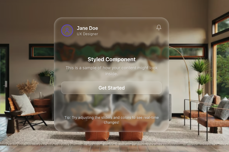 Free Liquid Glass, Glassmorphism & Neumorphism CSS Generator