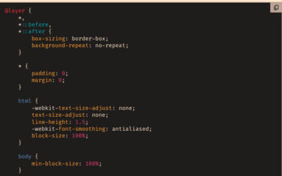 An Opinionated CSS Reset