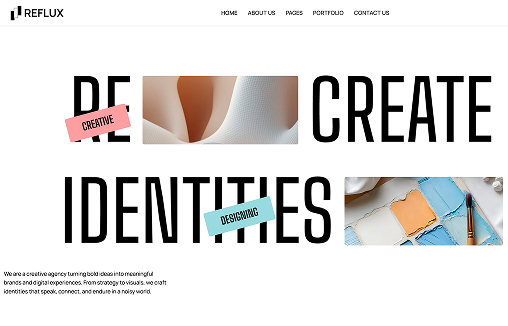 Reflux – Webflow creative agency Template