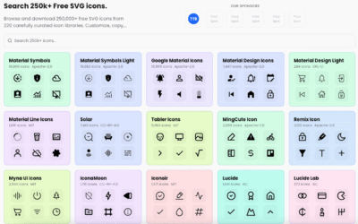 Search 250k+ Free SVG icons
