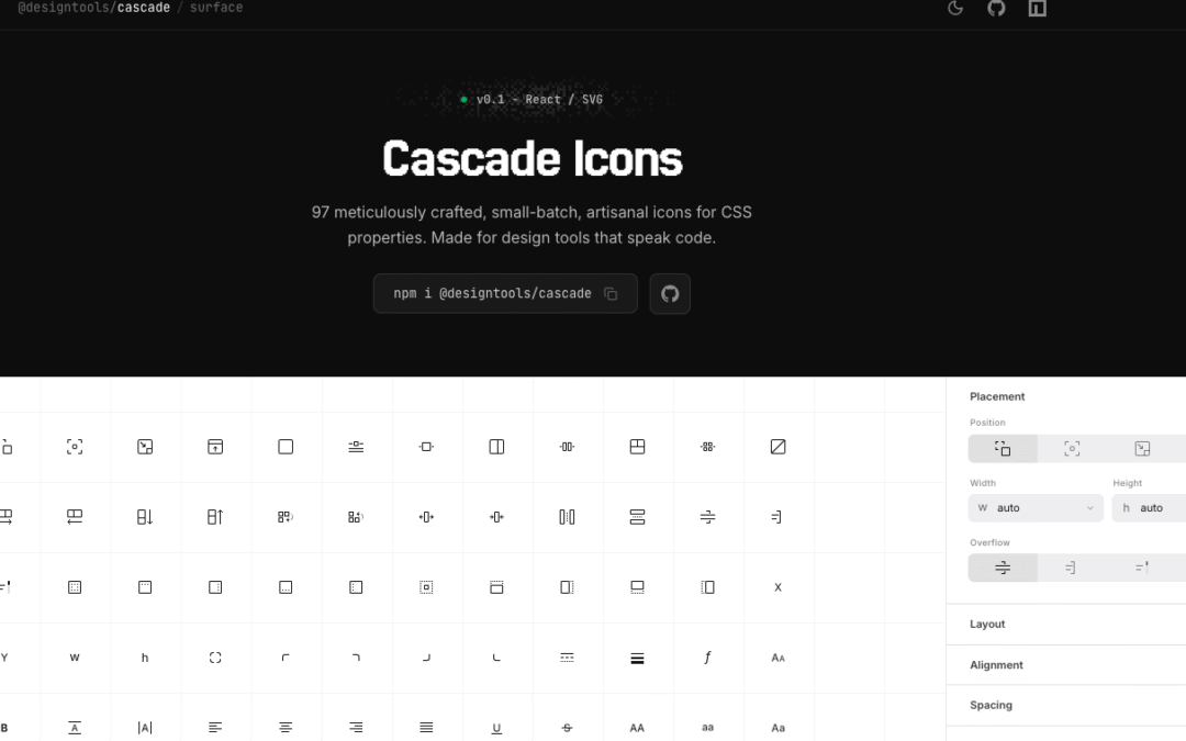 cascade icons