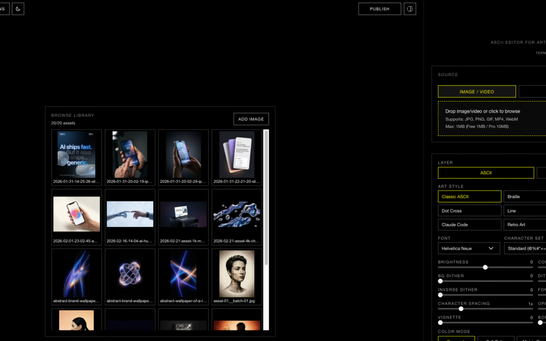 ASC11 | ASCII Art Generator for Images and Video