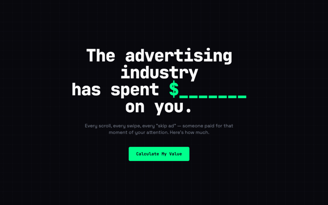 What’s Your Attention Worth? | The Ad Spend Calculator