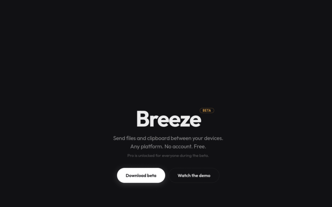 Breeze — File Sharing App for iPhone, Android, Mac & Windows
