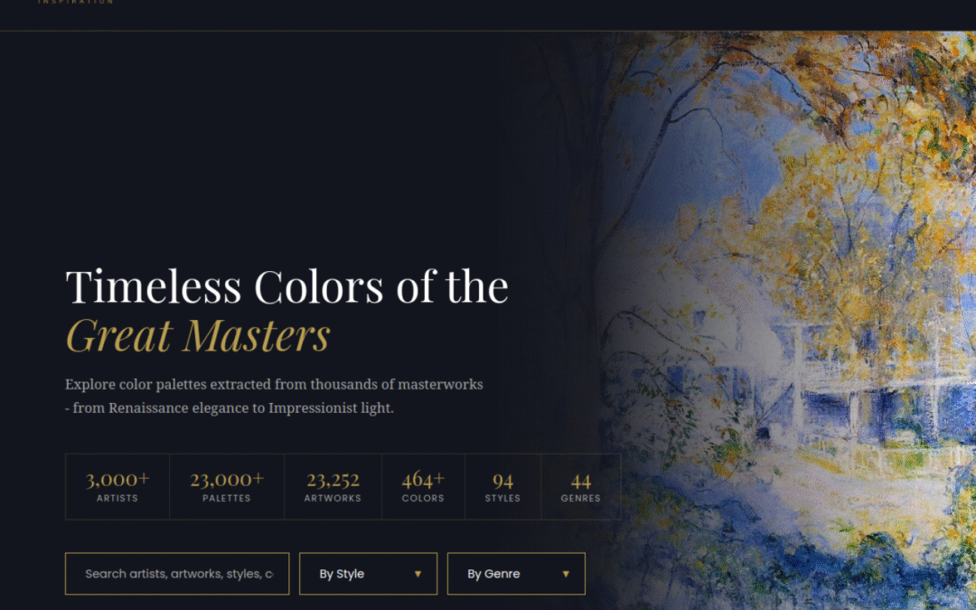 Palette Inspiration – Timeless Colors of the Great Masters