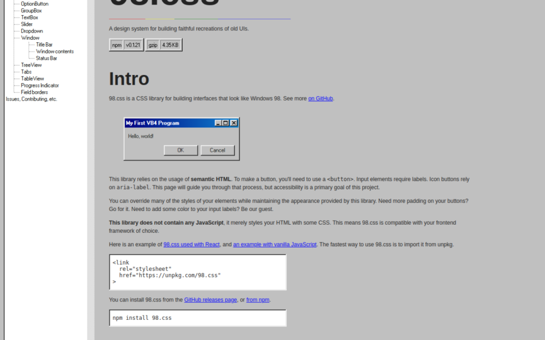 98.css