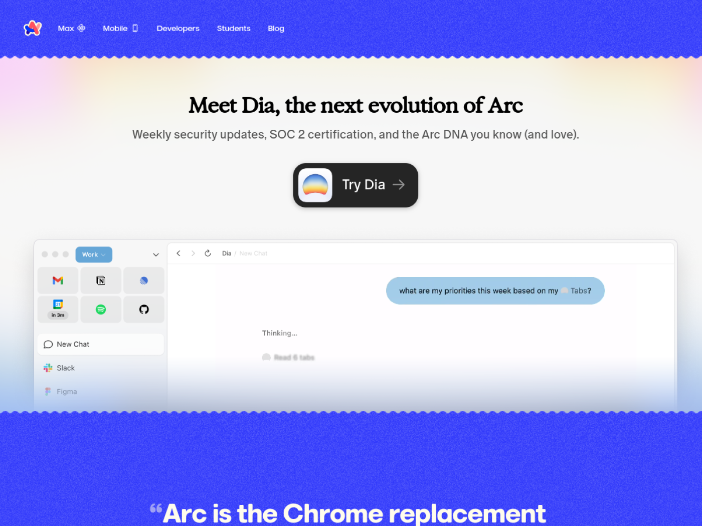 Arc from The Browser Company