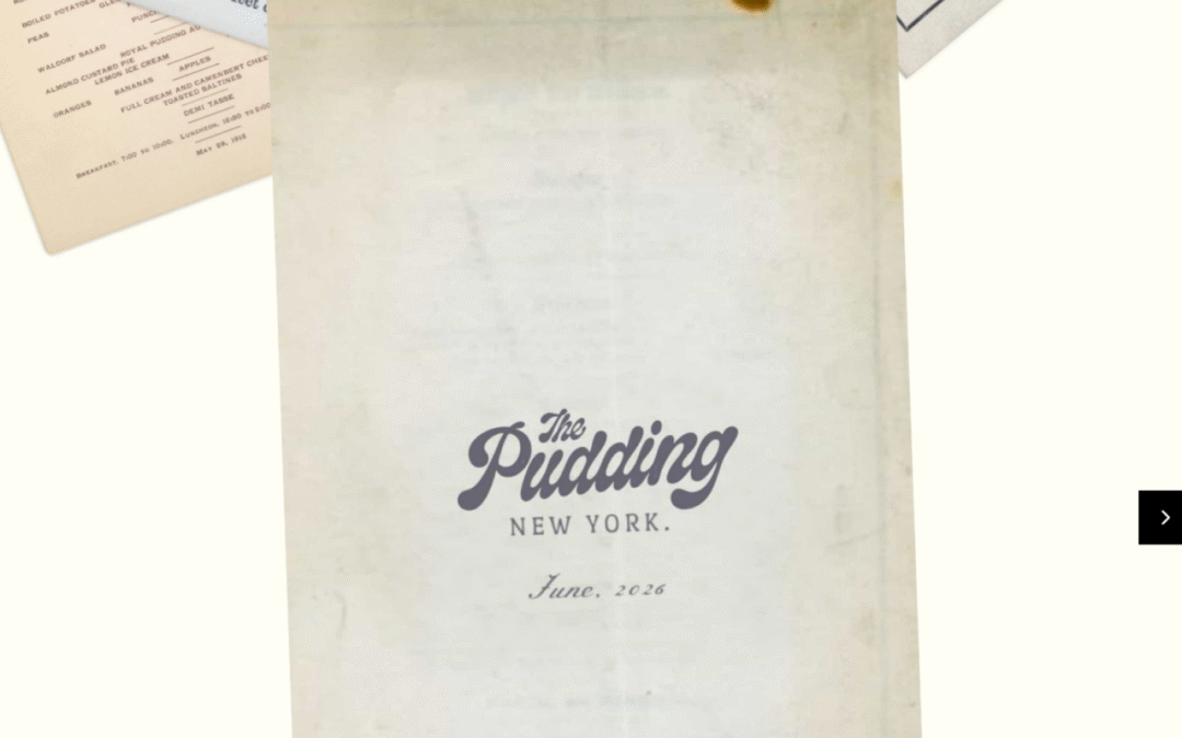 A History of Menus is a Menu of History