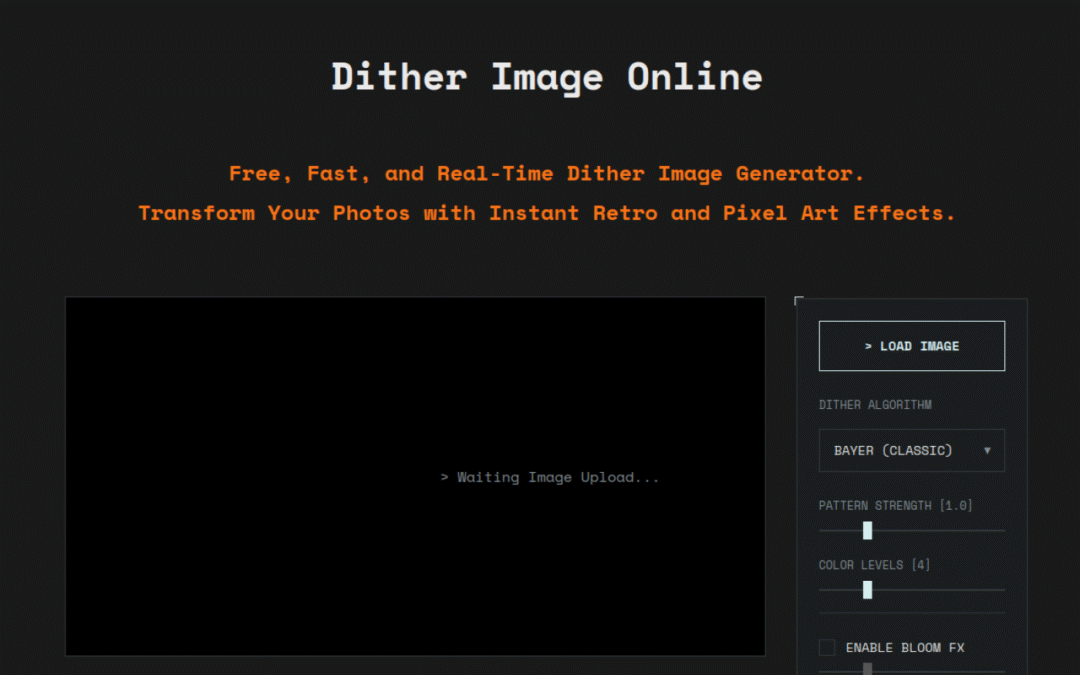 Dither Image Online