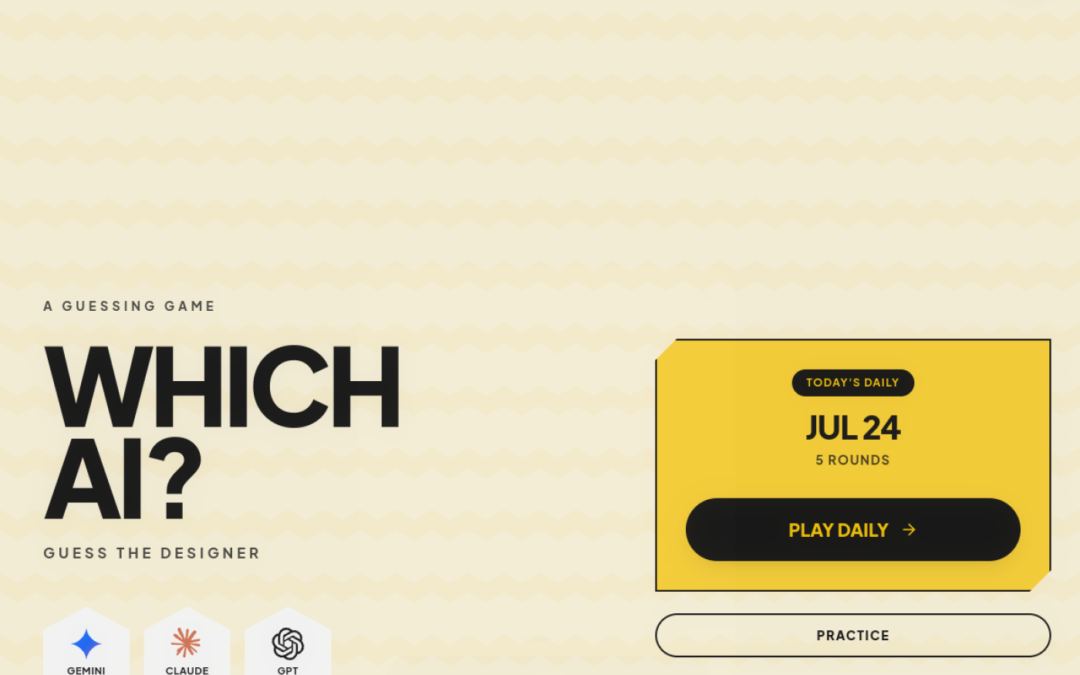 Which AI? — Guess the designer